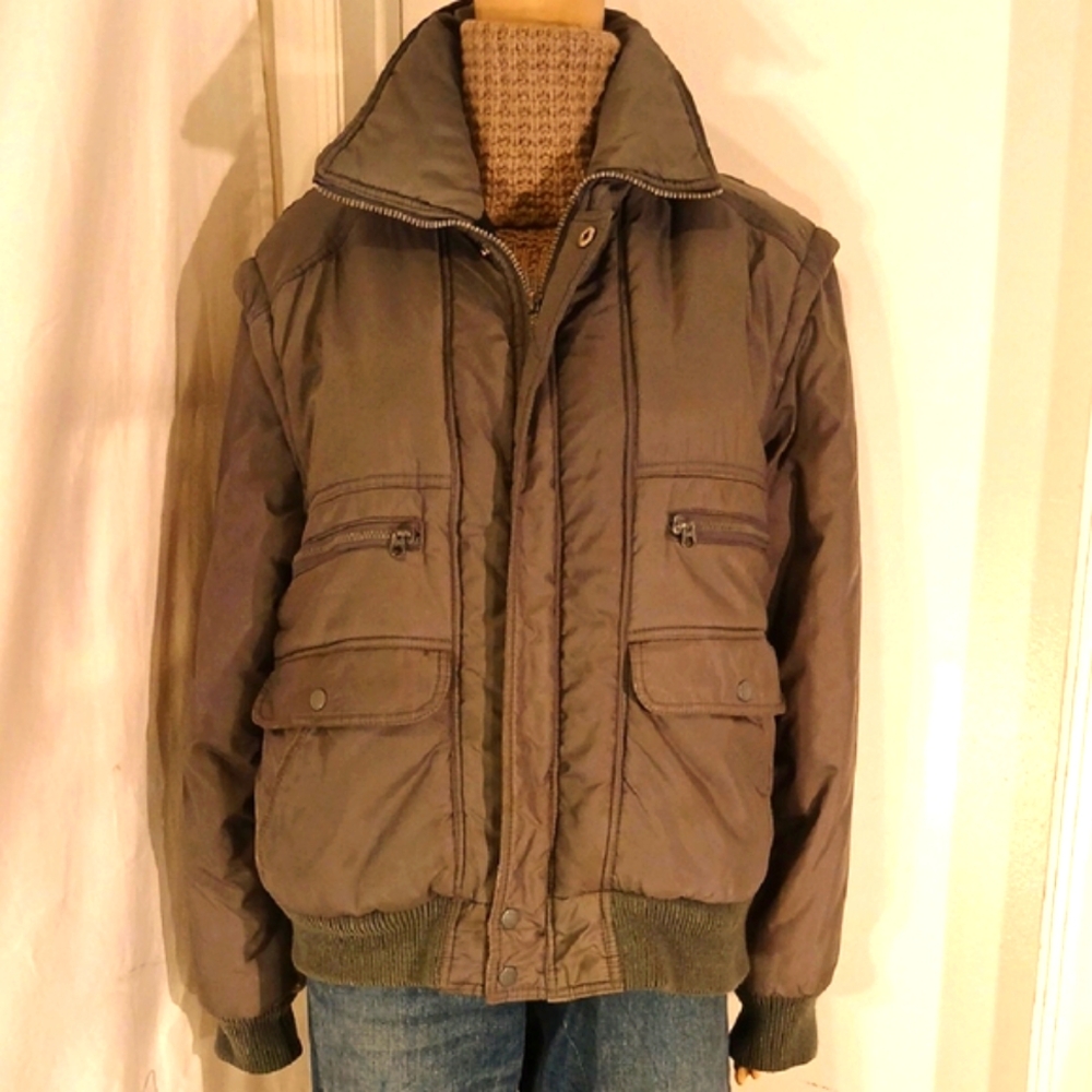 Artic Circle Light Army Green Aviator Bomber Jacket/Vest